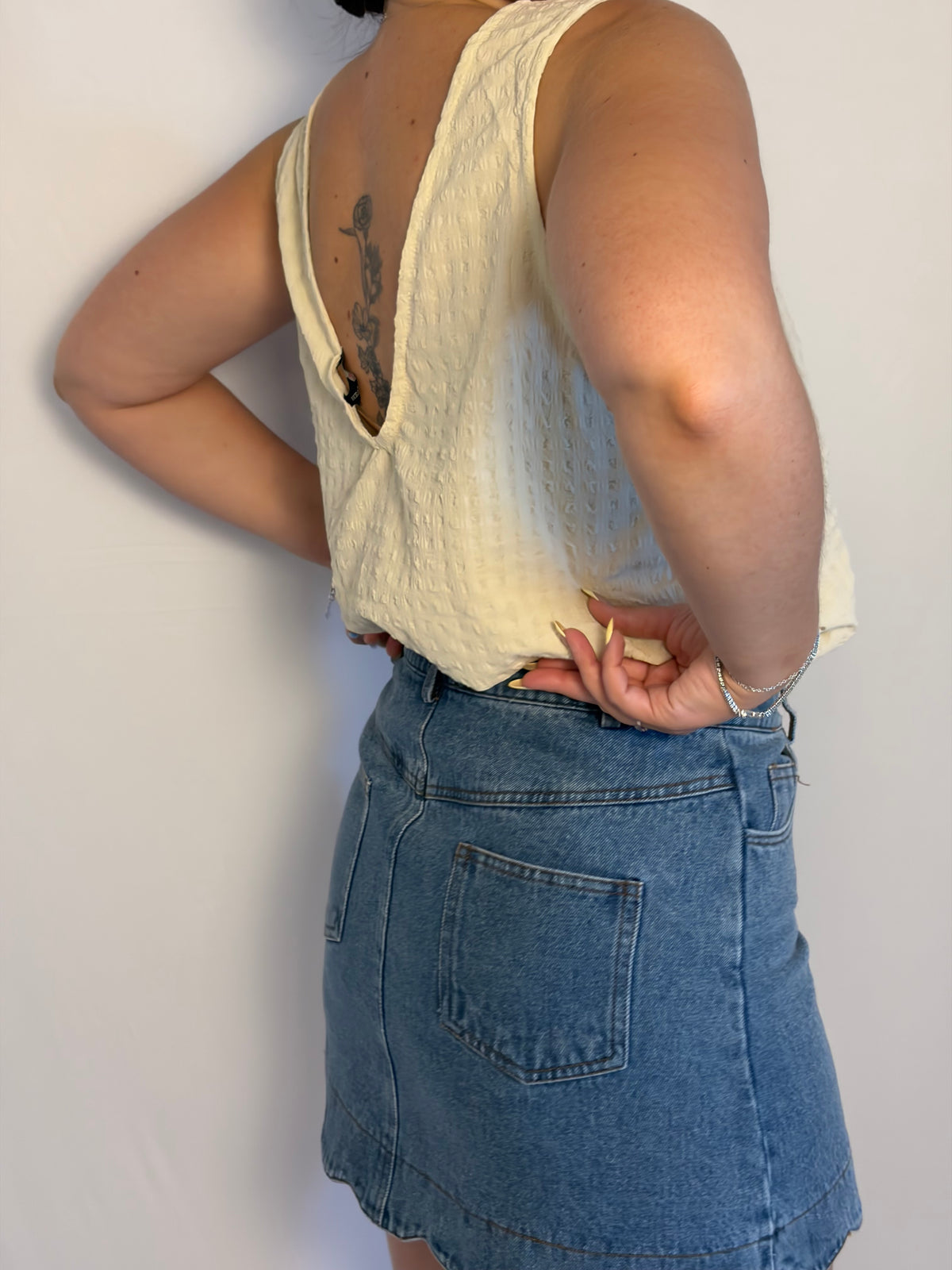 Elsie Buttoned Tank