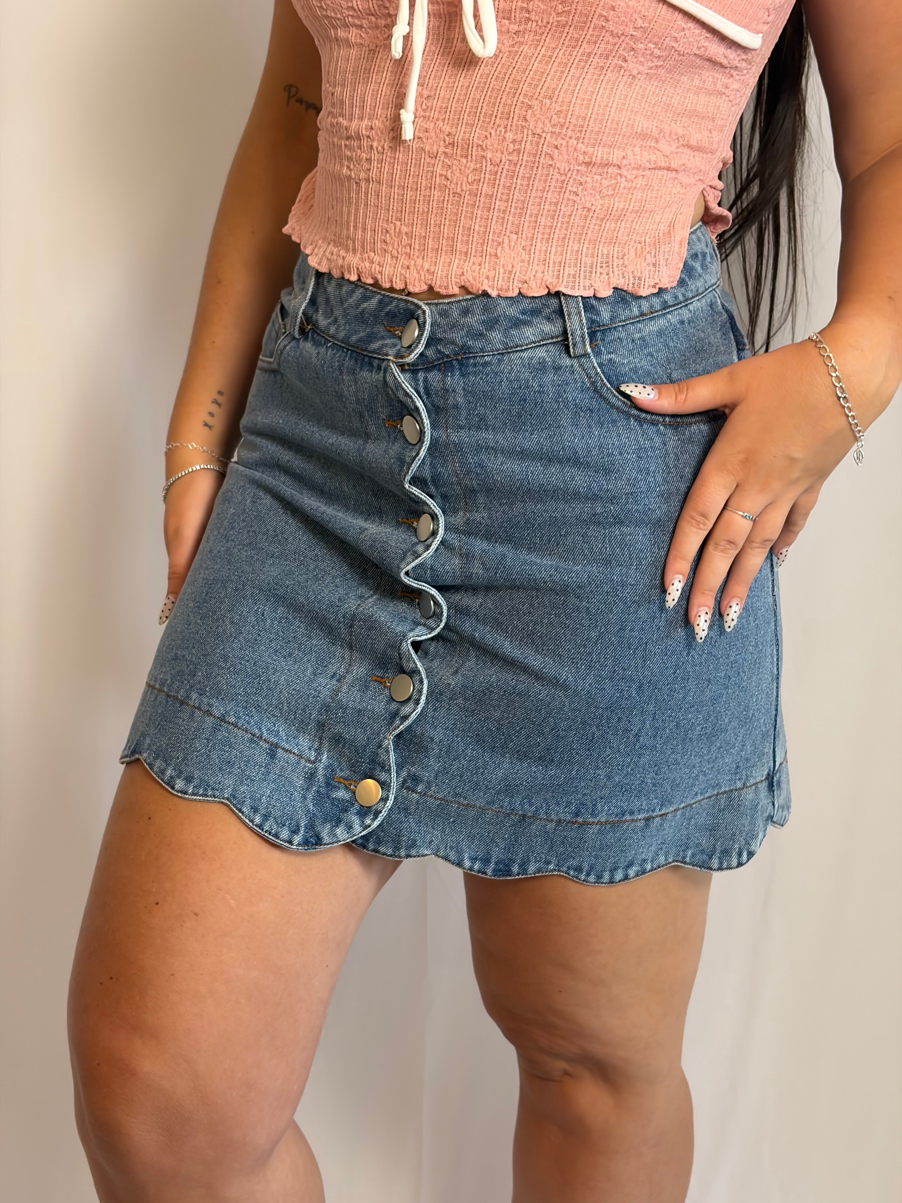 Ivy Scalloped Skirt