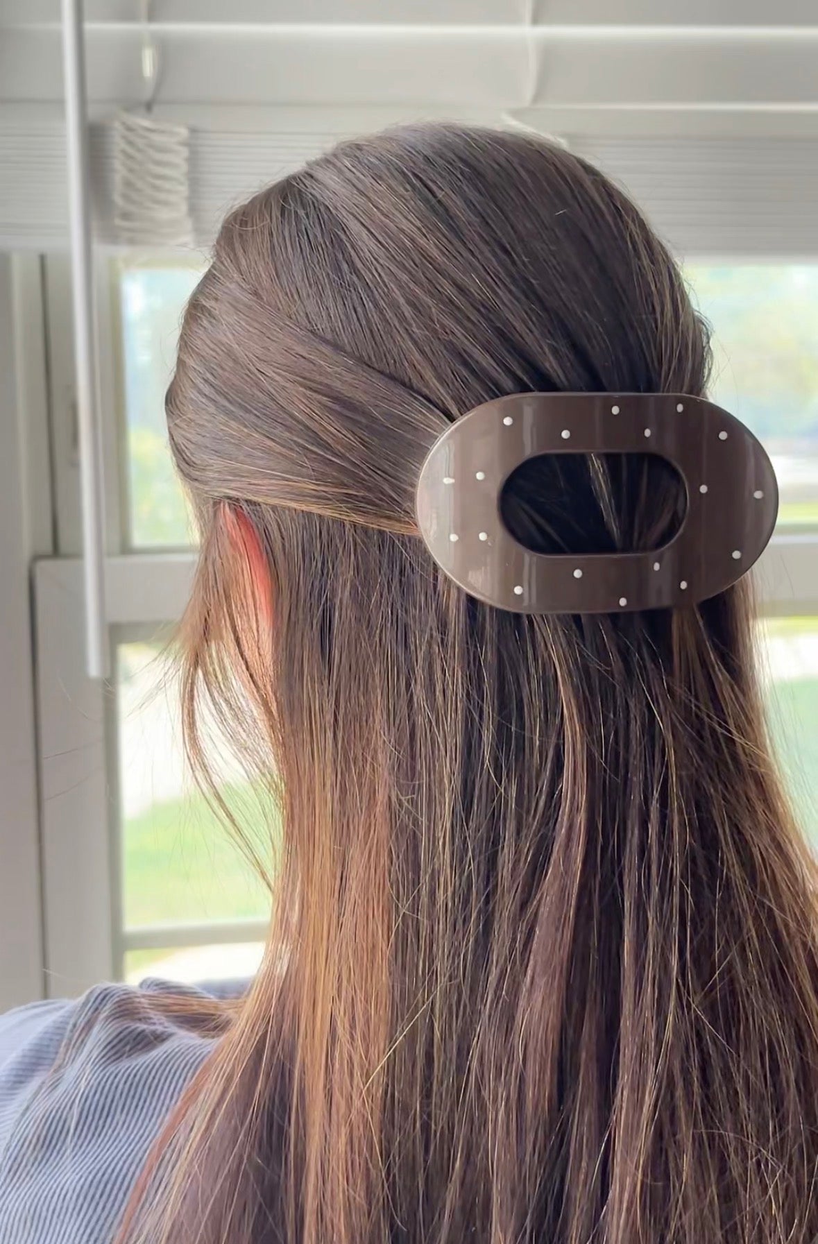 Flat Polka Dot Clip