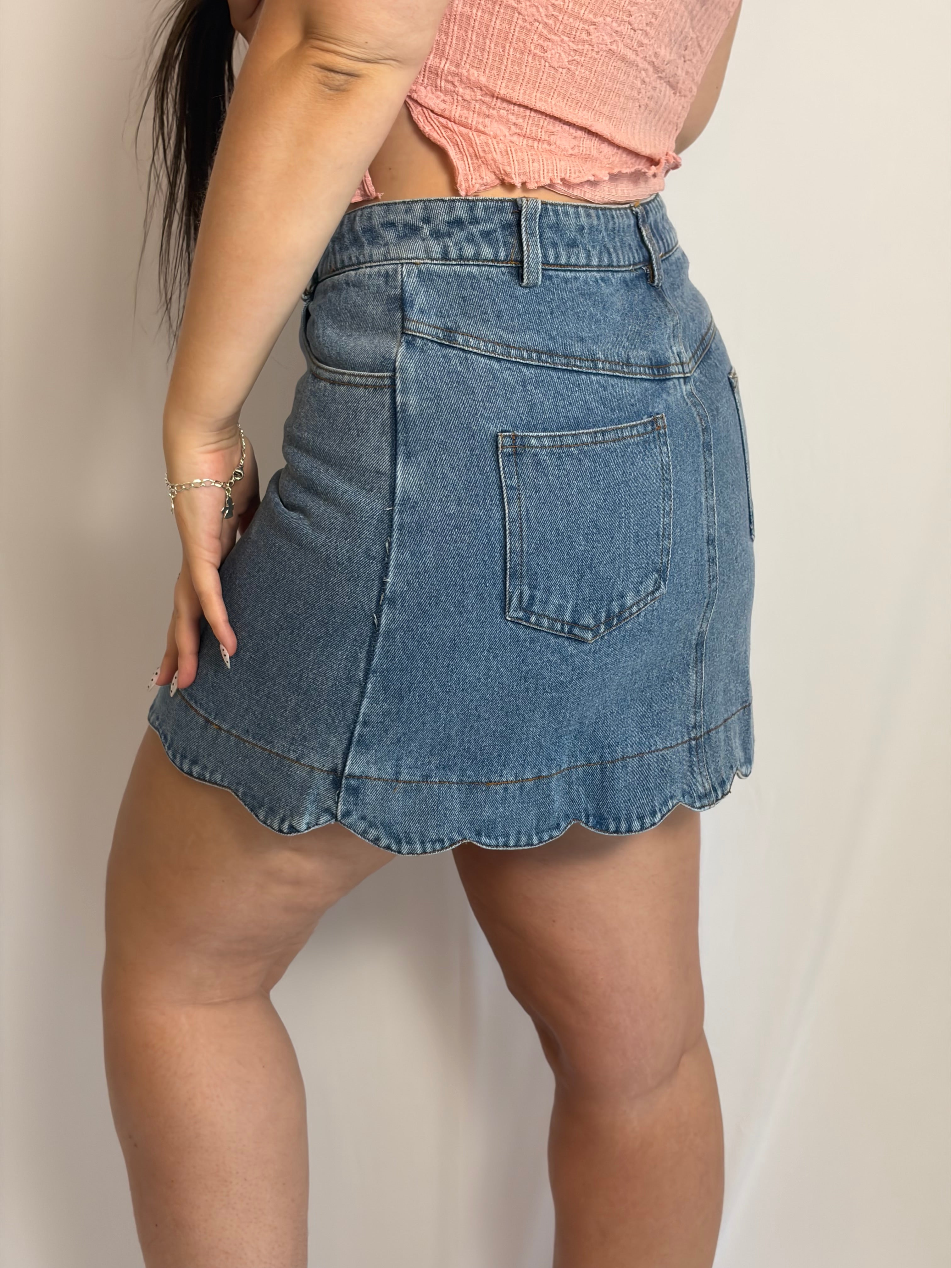 Ivy Scalloped Skirt
