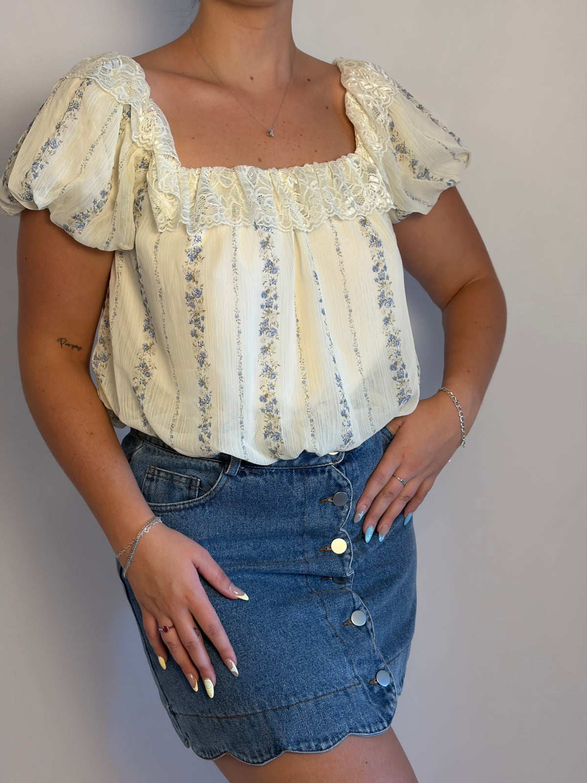 Winnie Puff Sleeve Blouse