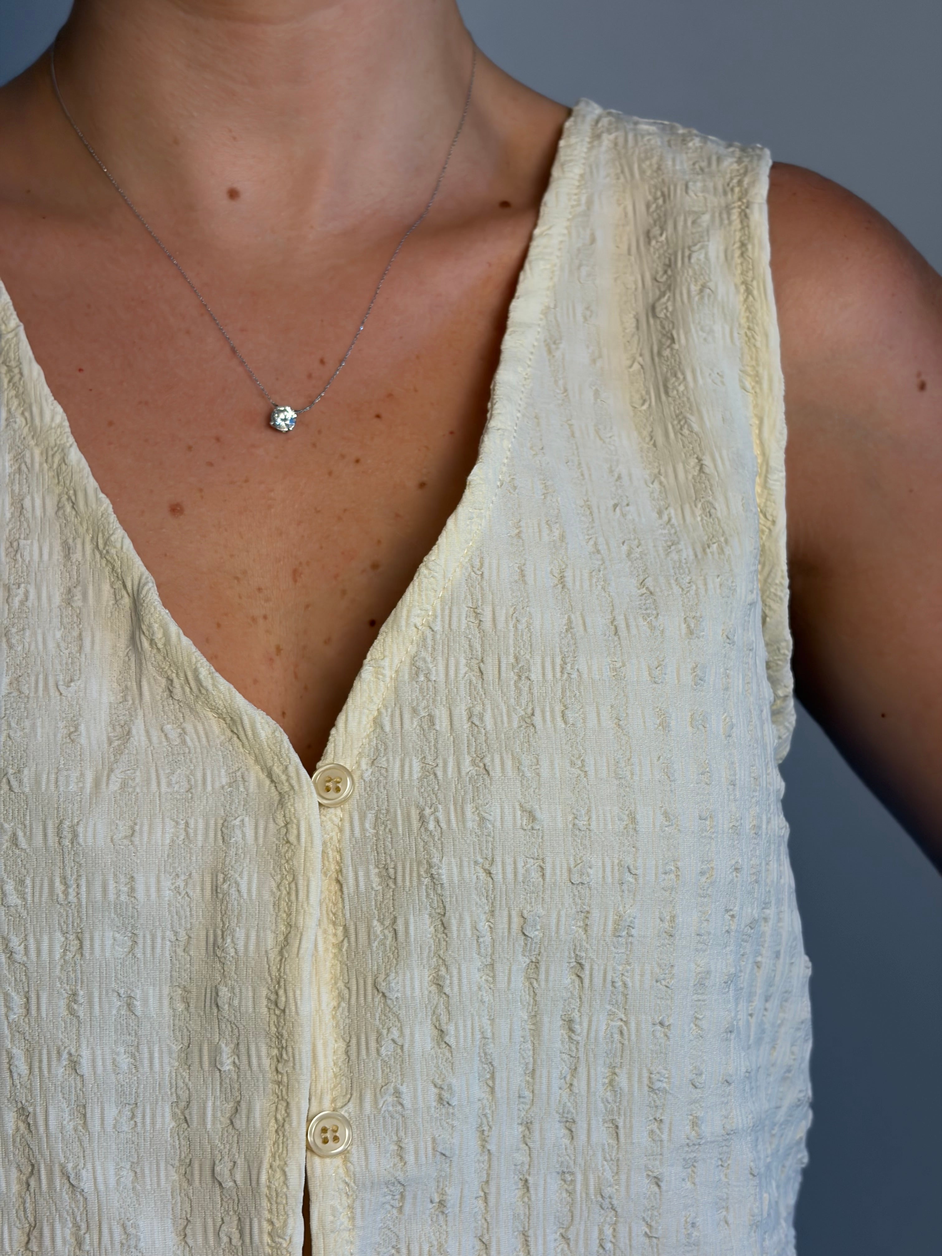 Elsie Buttoned Tank