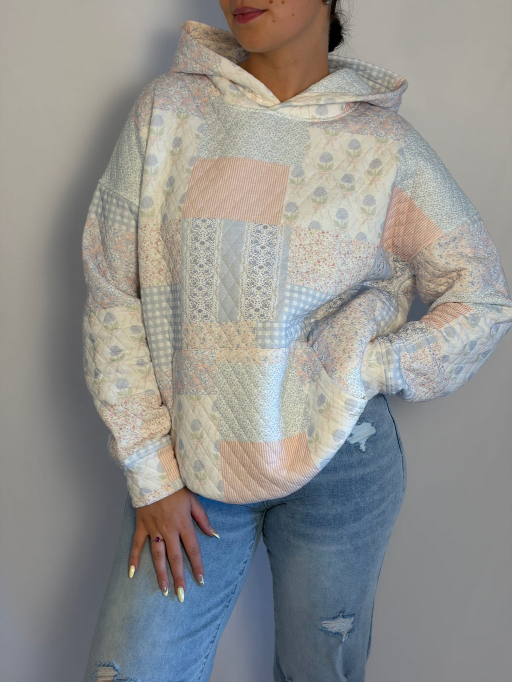 Pippa Quilted Hoodie