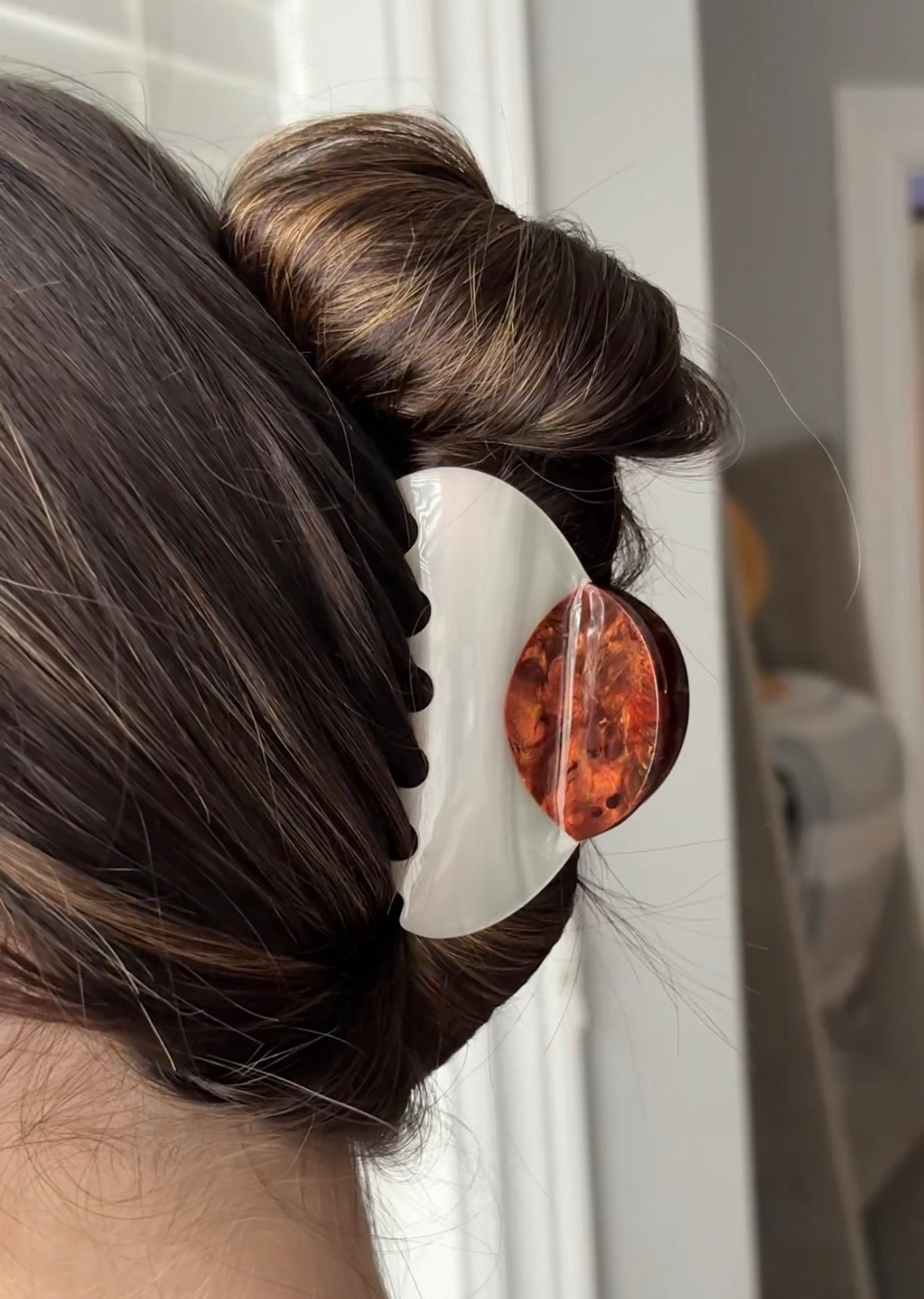 Contrast Color Claw Clip